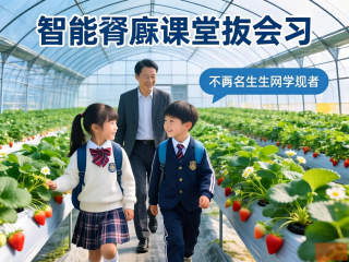 智能温室课堂，科技农业实践新体验