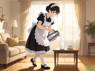 晨光中的女仆颂，日常生活的诗意演绎