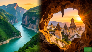 地质奇观碰撞，三峡与土耳其卡帕多奇亚地质公园之比较