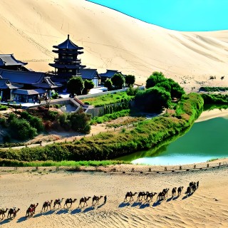 月牙泉，沙漠中的文化绿洲与研学新范式