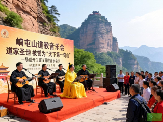 崆峒山道教音乐会，古韵道法，自然之美探幽