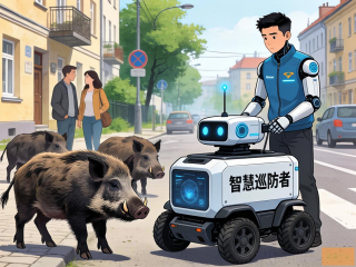 科技助力波兰街头，中国团队机器人应对野猪困扰