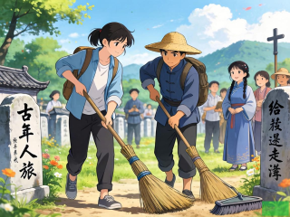 青春足迹，年轻一代的文化传承扫墓之旅