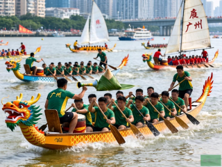 广州队夺冠！端午龙舟赛珠江激情开桨，精彩瞬间引爆全场