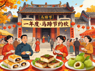 金秋广州白云区马蹄节，古地焕新，传统美食盛宴启幕