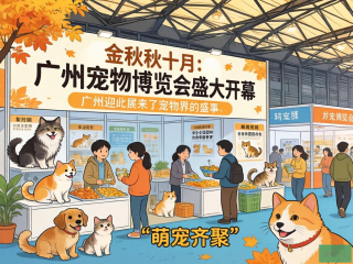 广州宠物博览会盛大启幕，萌宠乐园，爱宠人士的狂欢盛典