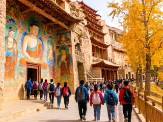 千年瑰宝之旅，敦煌莫高窟研学旅行的魅力探索