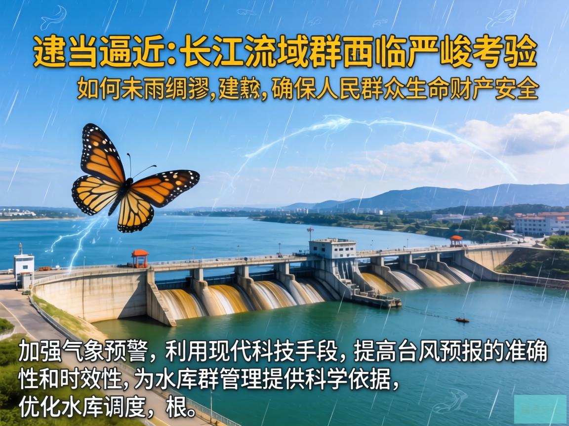 台风蝴蝶逼近，长江流域的水库群面临严峻考验。如何未雨绸缪，确保人民群众生命财产安全，是当前亟待解决的问题。以下是一些建议