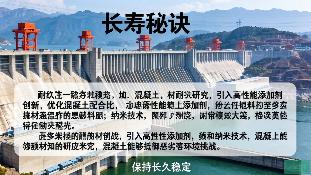 大坝混凝土的长寿秘诀,耐久性研究与材料创新
