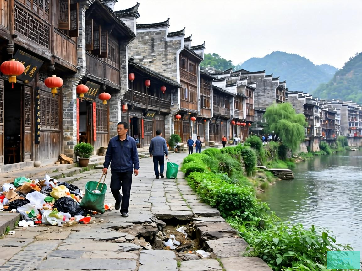 镇远县江古镇，这座历史悠久的古镇，近年来在清脏治乱、焕新颜的过程中，绘就了一幅宜居新画卷