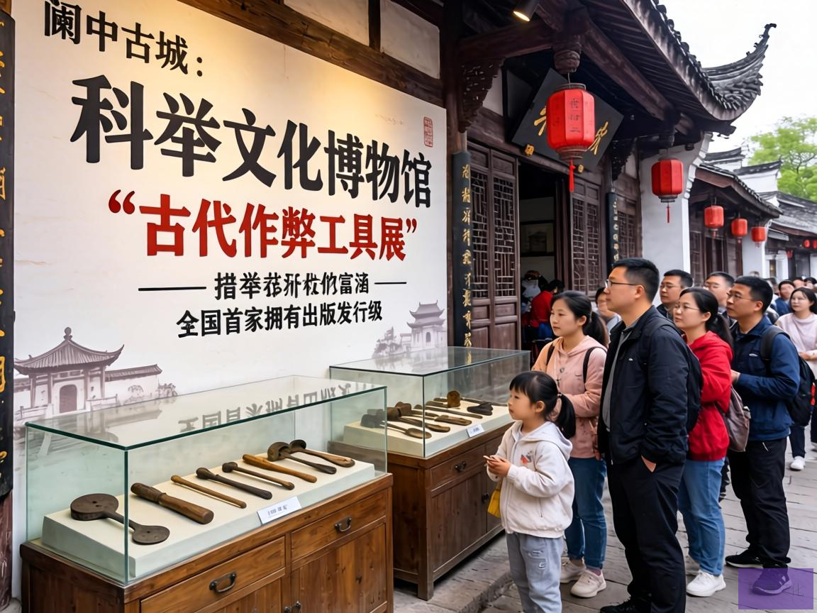 阆中古城科举文化博物馆新增古代作弊工具展，引家长围观热潮