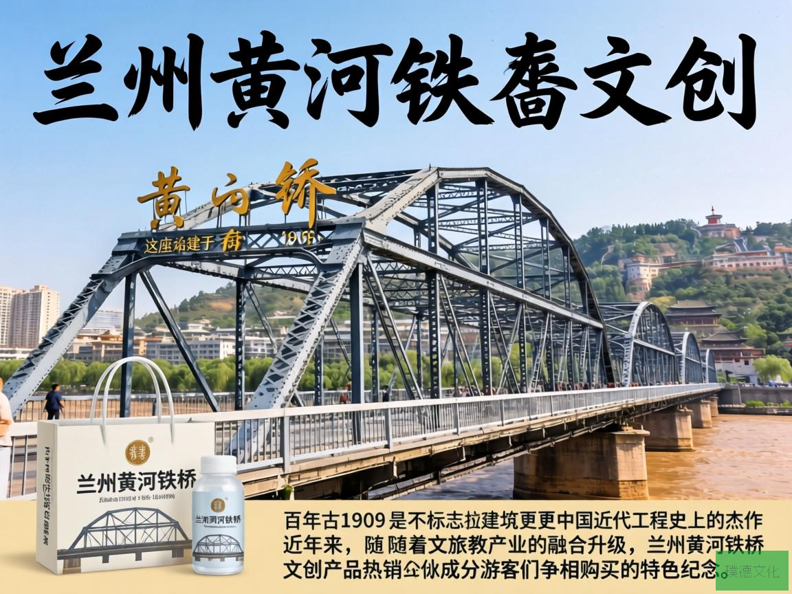 兰州黄河铁桥文创产品，传承历史，品味现代