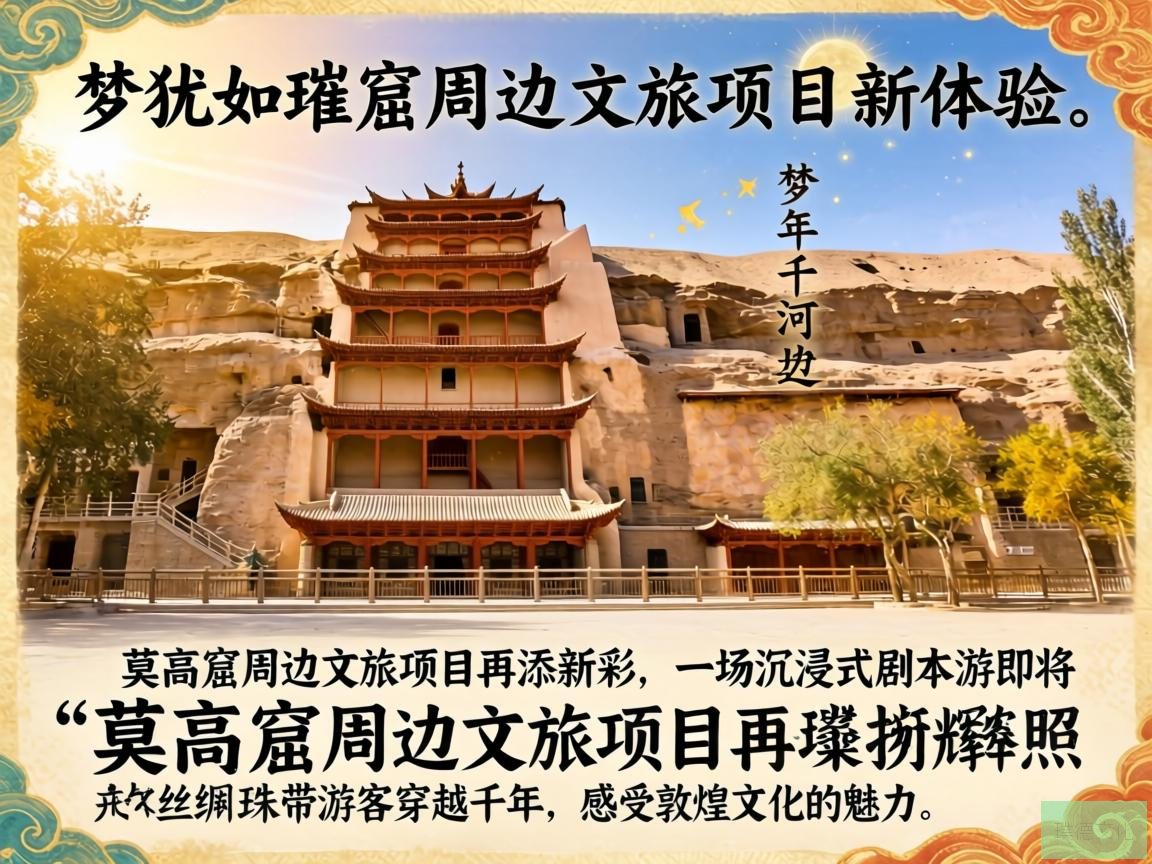 穿越千年，梦回敦煌，莫高窟周边文旅项目新体验
