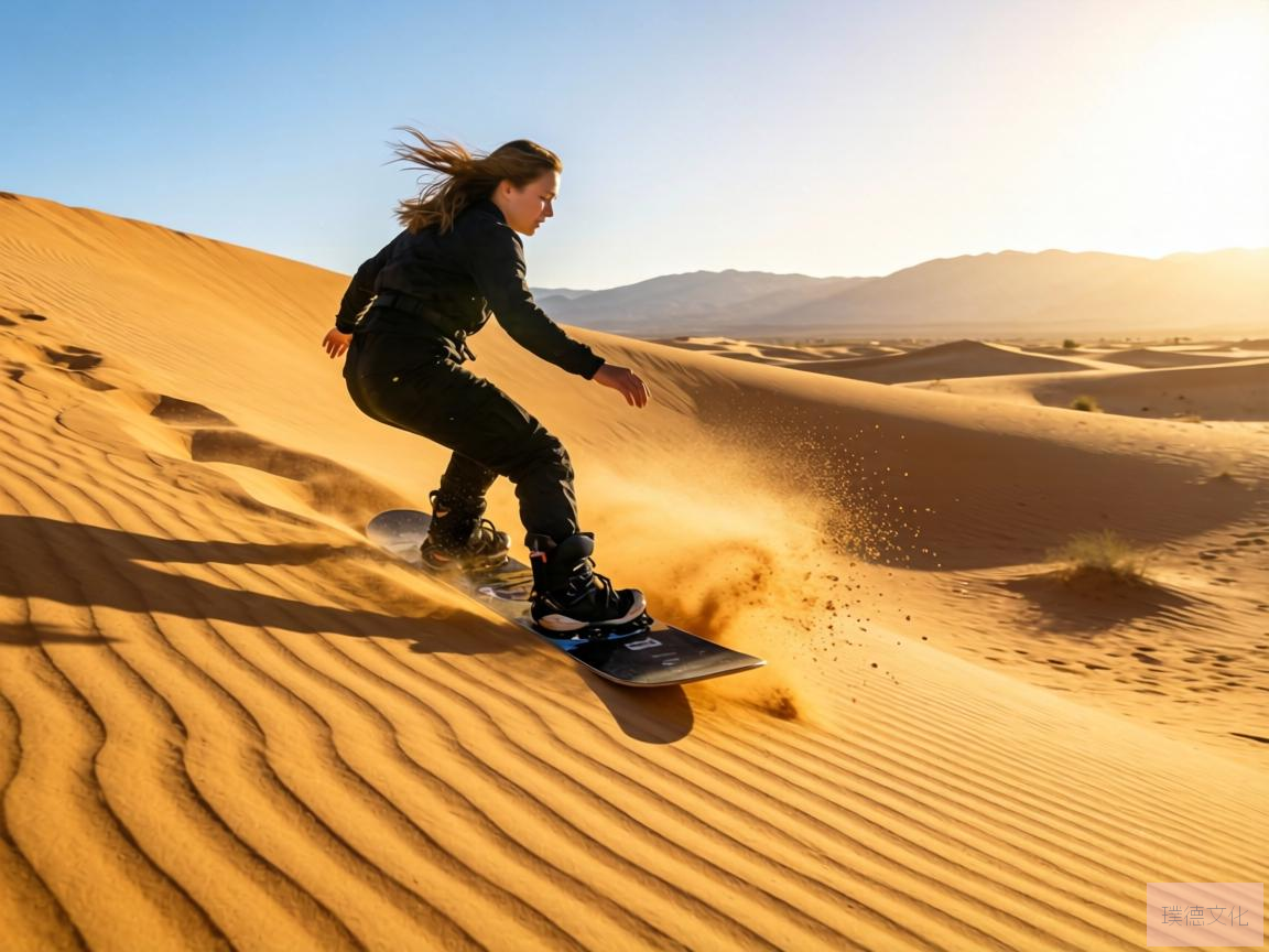 在敦煌这片古老而神秘的土地上，有一项独特的自然景观——沙丘。这些由风沙塑造出的金色巨浪，不仅是大自然的杰作，更是勇敢与挑战的象征。敦煌滑沙，一场在沙丘上进行的刺激冒险，等待着每一位探险者的到来