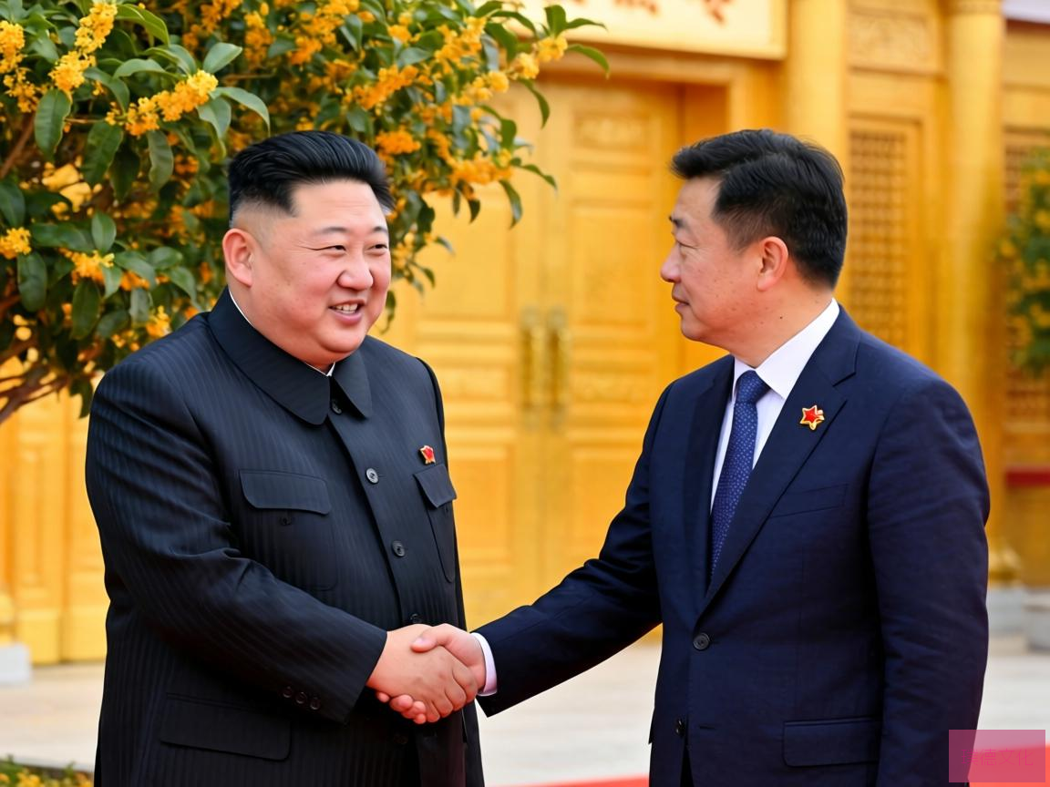 金秋十月，丹桂飘香。在朝鲜平壤，朝鲜最高领导人金正恩亲切会见了中国外交部长王毅。会见中，双方就中朝传统友谊、地区和平稳定以及双方共同关心的国际和地区问题进行了深入交流