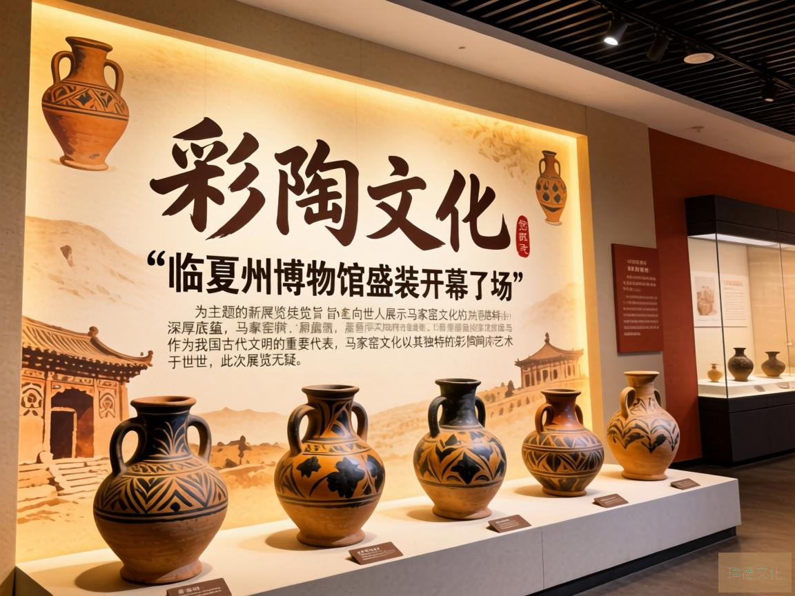 临夏州博物馆新展，彩陶文化，马家窑精髓绽放