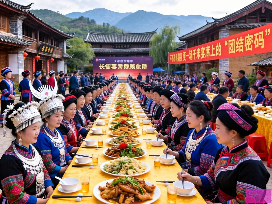 哈尼族长街宴，千米宴席上的团结密码