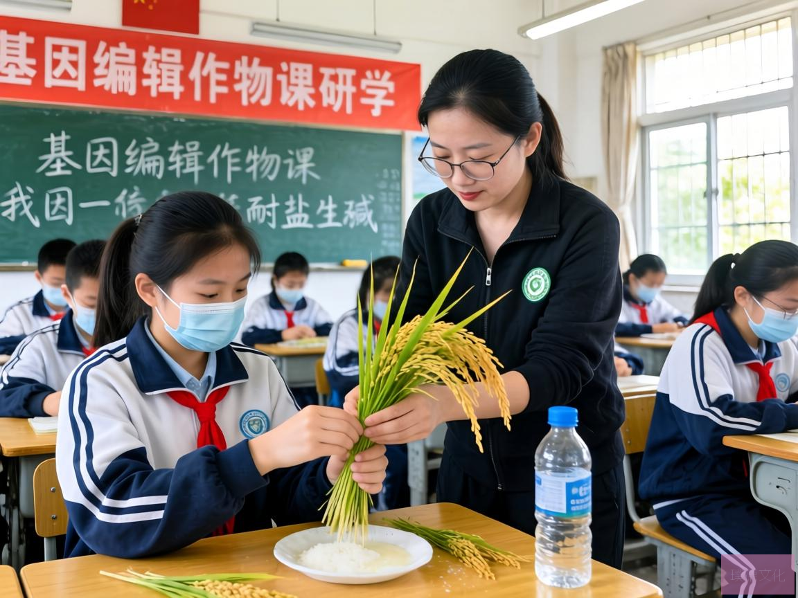 在探索生物科技与农业生产的交汇点，一场名为基因编辑作物课的研学活动正在我国一所知名中学悄然展开。学生们在这个课程中，将有机会亲手操作，通过基因编辑技术，赋予水稻耐盐碱的神奇能力