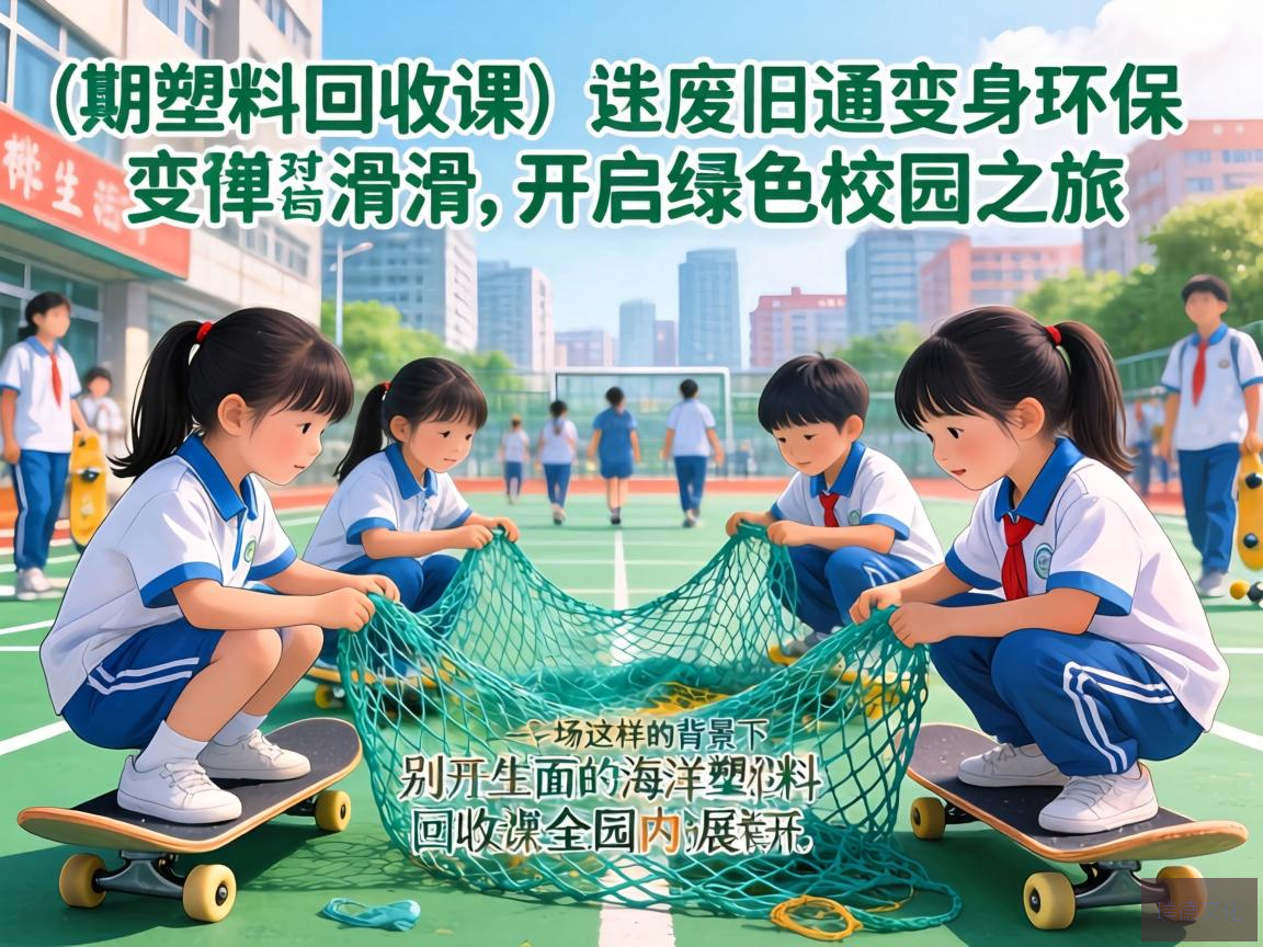 海洋塑料回收课，让废旧渔网变身环保滑板，开启绿色校园之旅