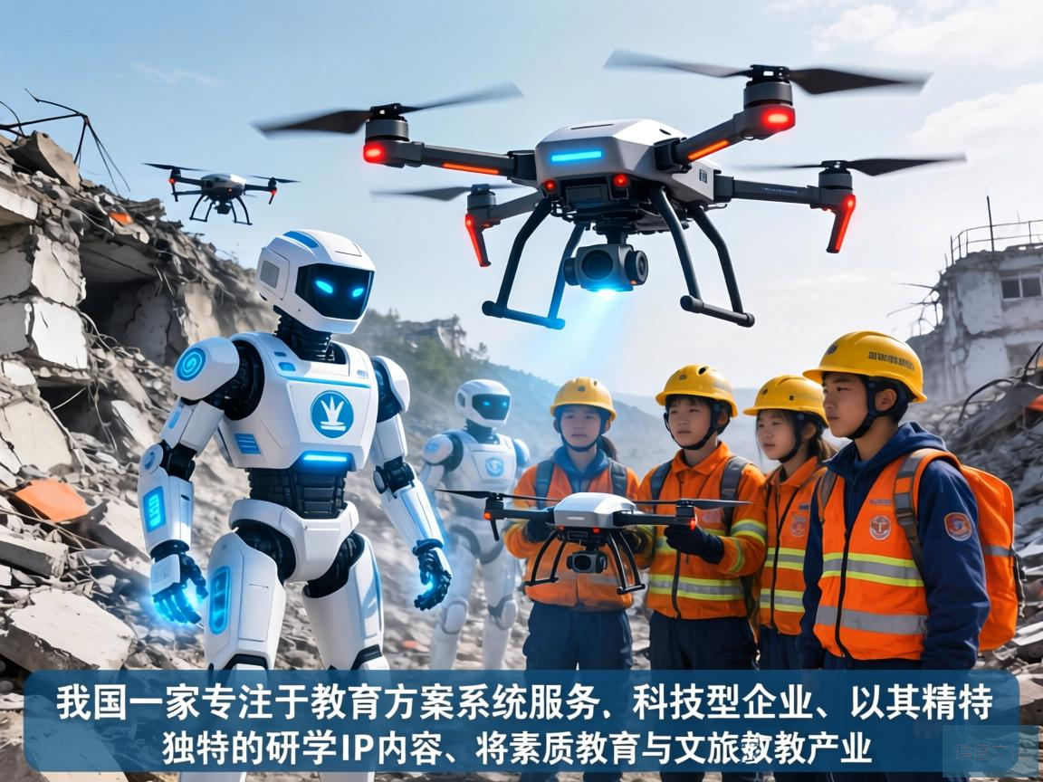 创新科技与人文关怀的融合——应急救援机器人课，学生开发地震废墟搜救无人机