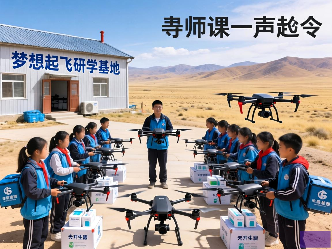在广袤的西部高原，有一所名为梦想起飞的研学基地，这里的学生们正通过一项别开生面的无人机物流课程，体验着偏远地区药品配送的挑战与乐趣