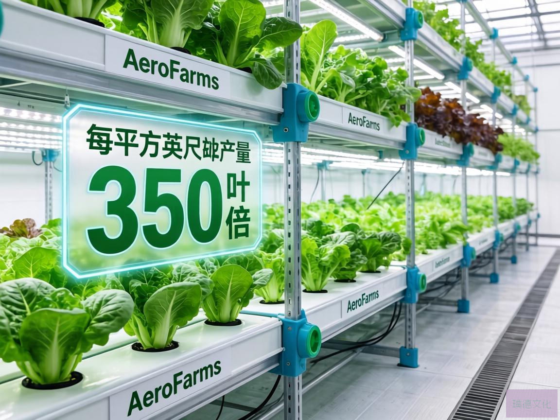 AeroFarms垂直农场引领农业新潮流，叶菜产量突破传统农业350倍